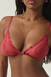 Mucci Amara Sheer Lace Triangle Bralette