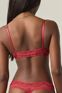 Mucci Amara Sheer Lace Triangle Bralette