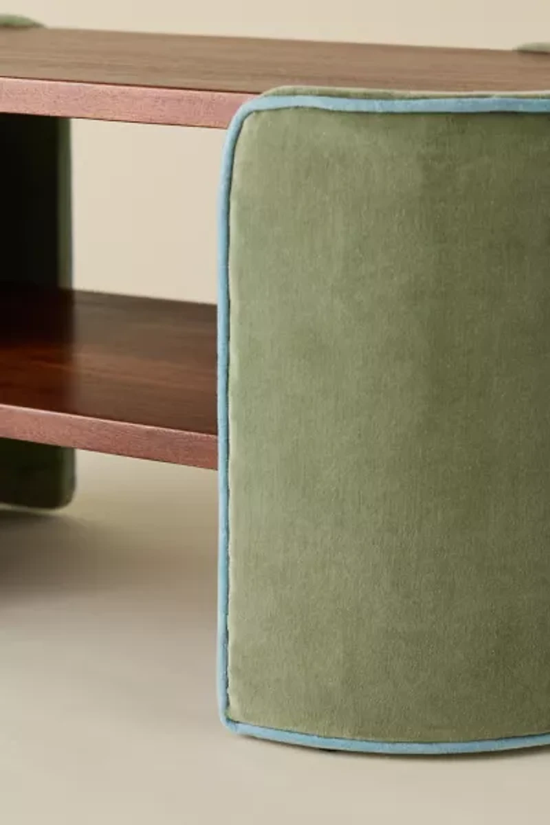 Jane Velvet Upholstered Storage Bench