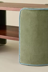 Jane Velvet Upholstered Storage Bench