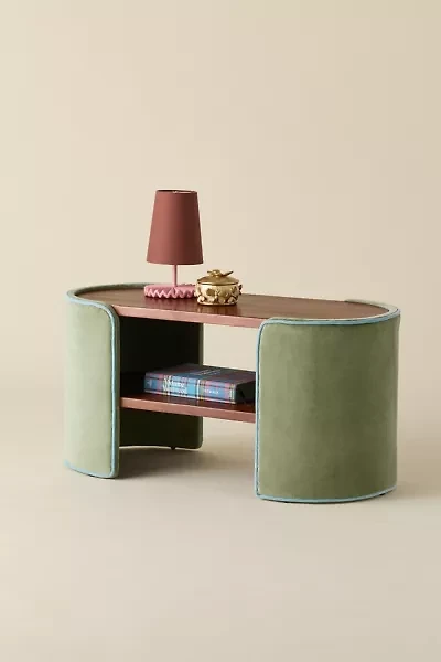 Jane Velvet Upholstered Storage Bench