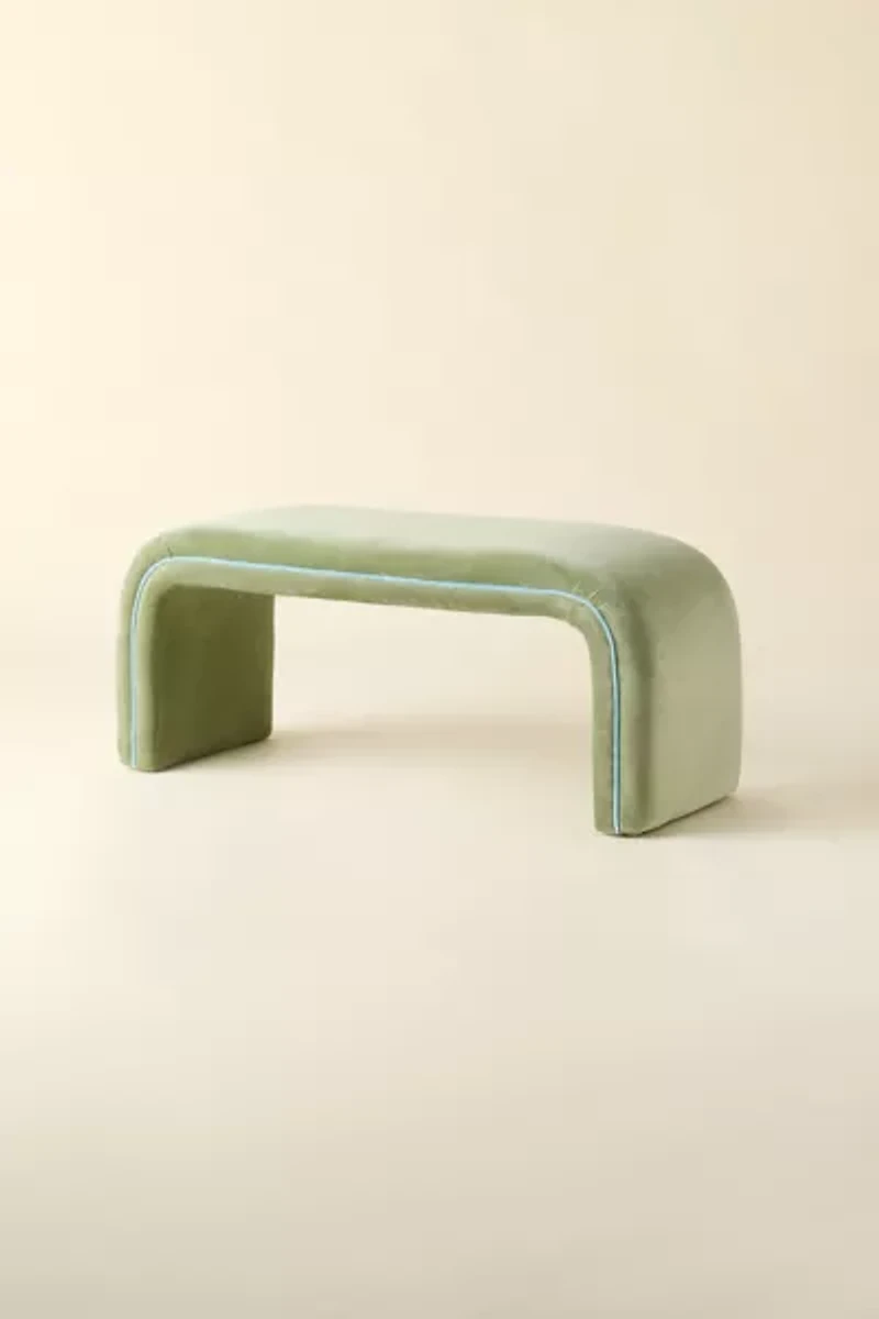 Jane Velvet Upholstered Bench