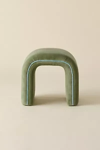 Jane Velvet Upholstered Stool