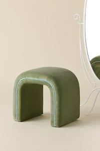 Jane Velvet Upholstered Stool