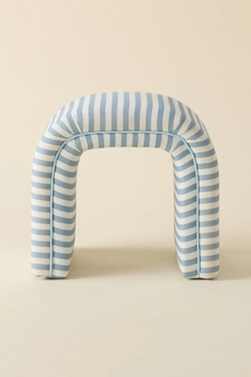 Jane Velvet Upholstered Stool