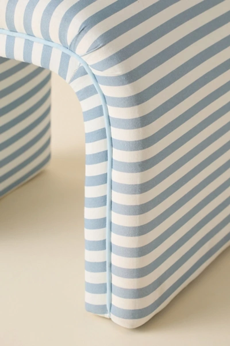 Jane Velvet Upholstered Stool