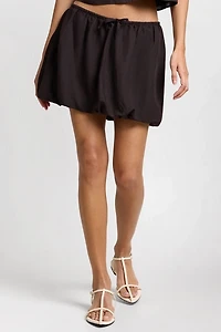 Onia Air Linen Bubble Mini Skirt