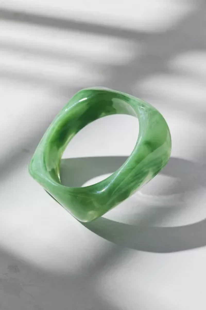 Iris Acrylic Chunky Bangle Bracelet
