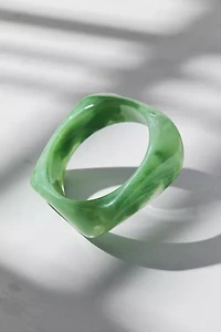 Iris Acrylic Chunky Bangle Bracelet