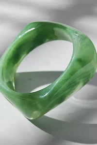 Iris Acrylic Chunky Bangle Bracelet