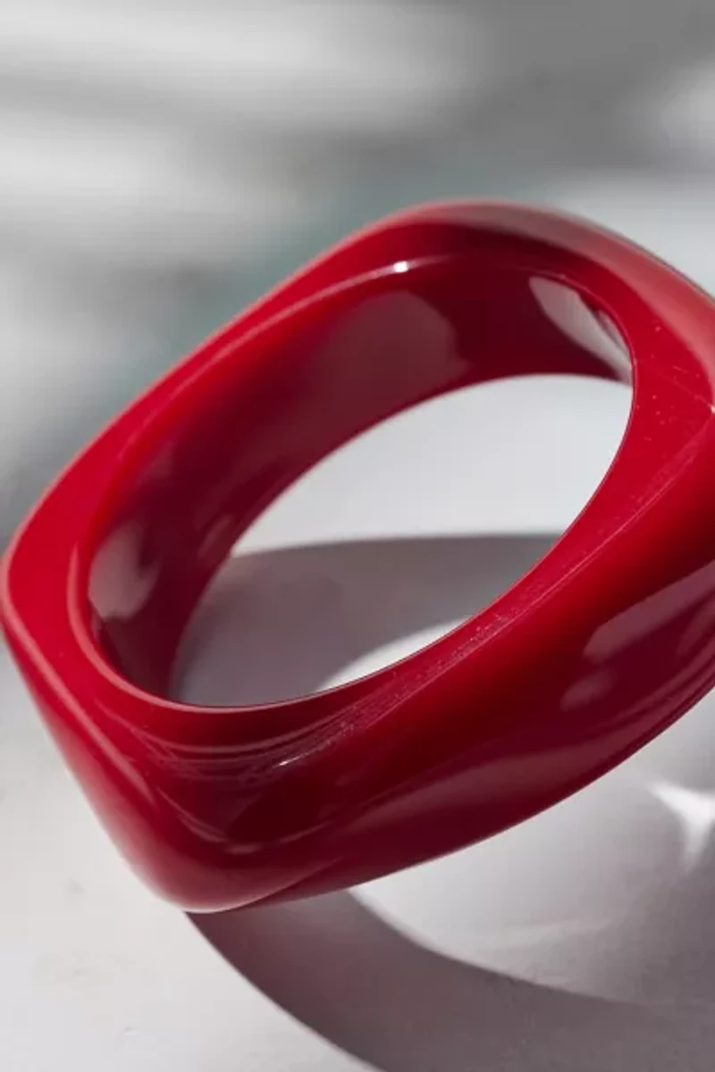 Iris Acrylic Bangle Bracelet