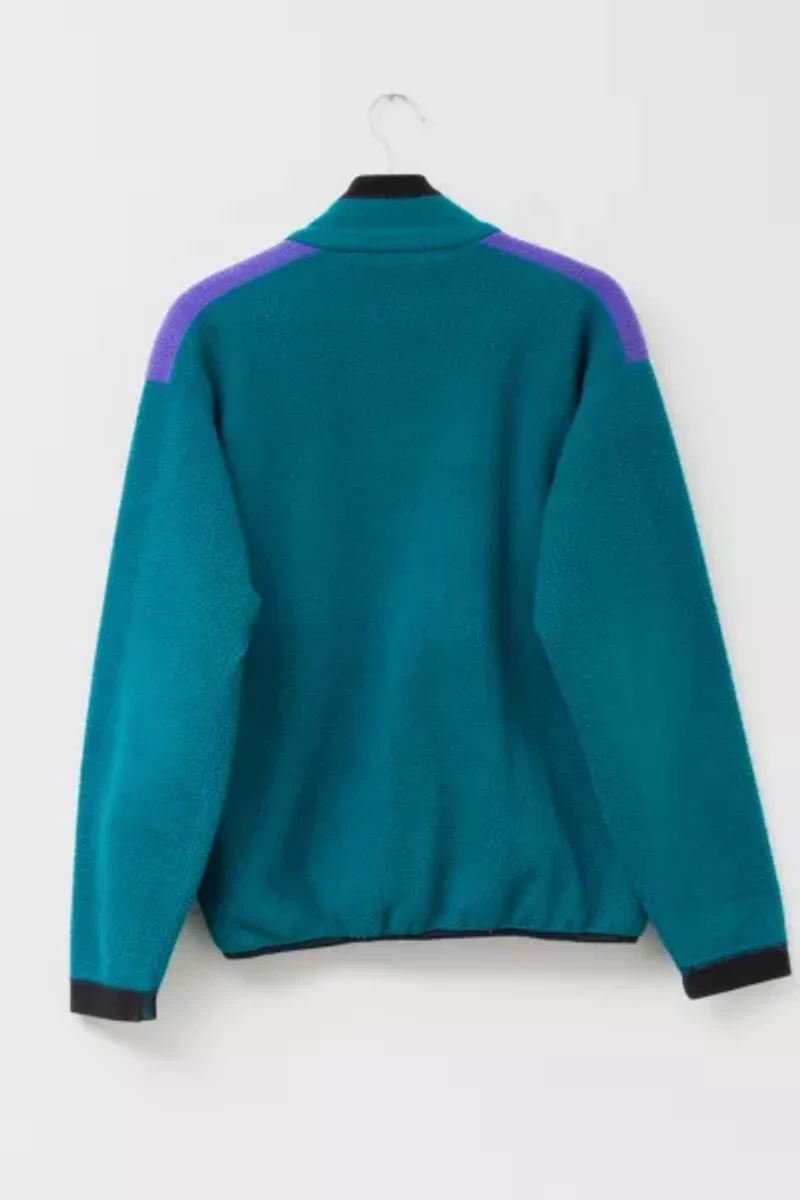 Vintage 1990s REI Distressed Technical Zipper Fleece Jacket