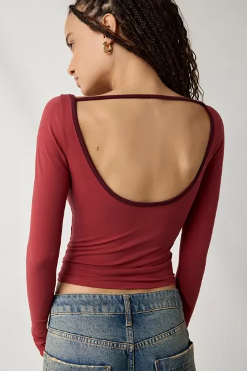 Out From Under Rhea Open Strap-Back Top