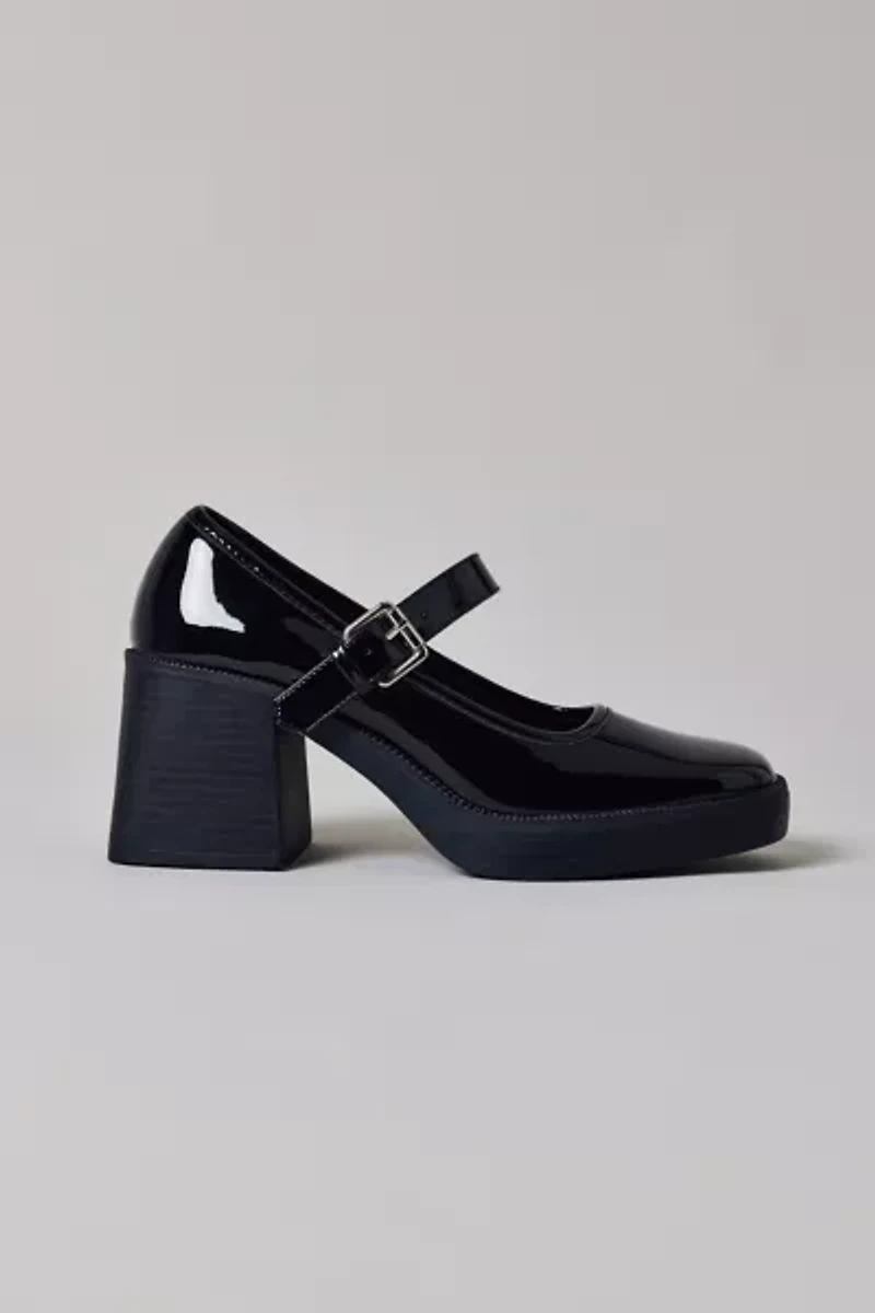 Raid London Favia Patent Leather Mary Jane Heel