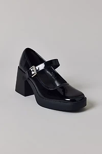 Raid London Favia Patent Leather Mary Jane Heel