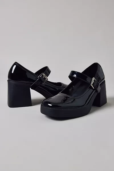 Raid London Favia Patent Leather Mary Jane Heel
