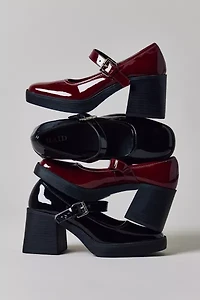 Raid London Favia Patent Leather Mary Jane Heel