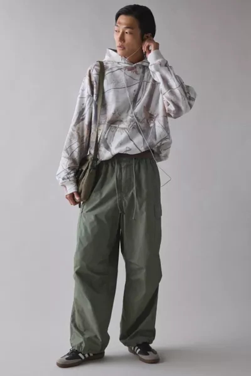 BDG Woodland Camo Hoodie Sweatshirt