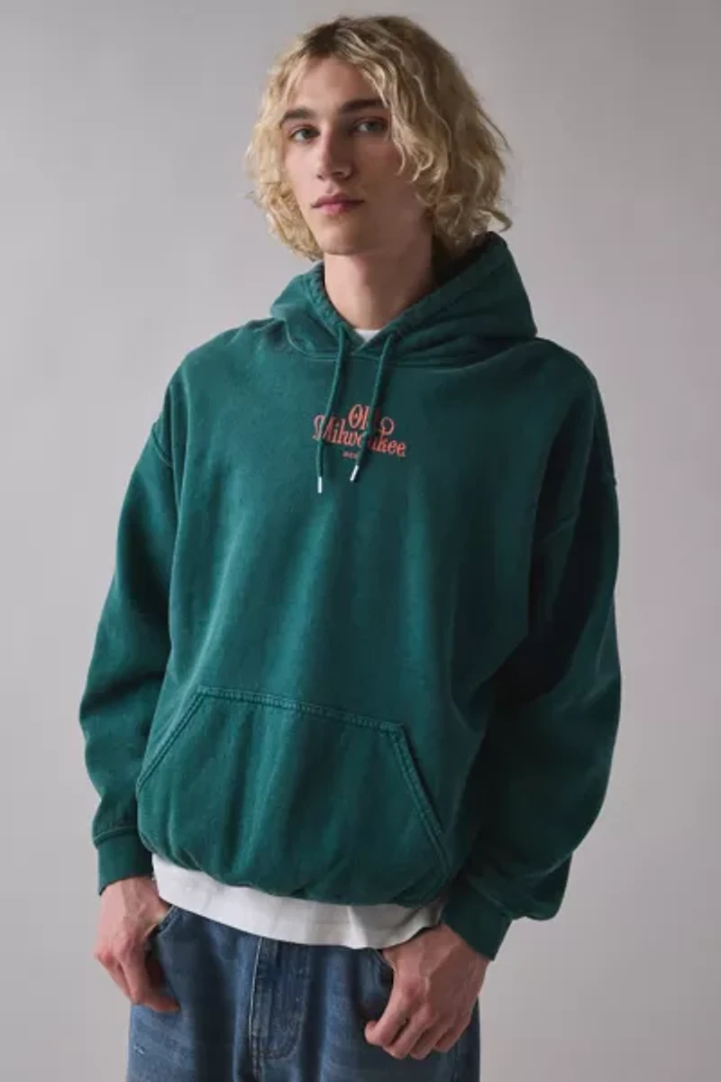 Old Milwaukee Duck Graphic Hoodie Sweatshirt