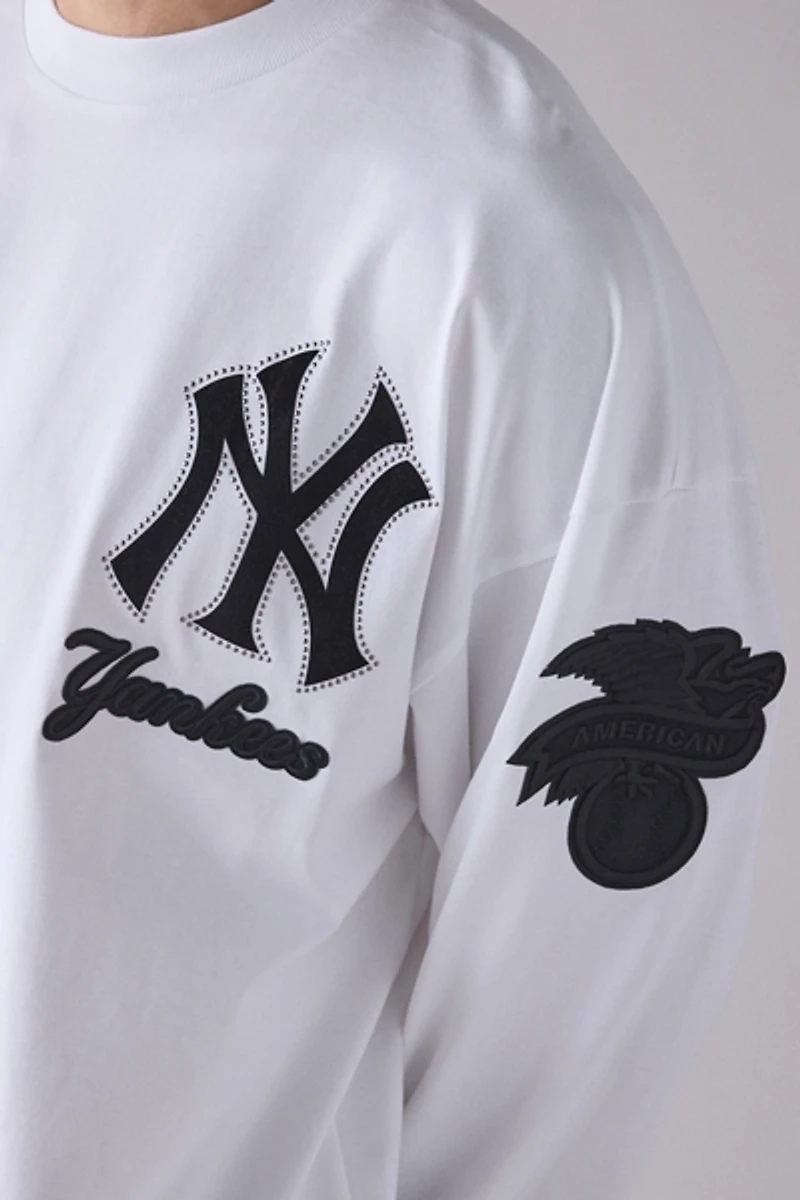 Pro Standard MLB New York Yankees Oversized Long Sleeve Tee