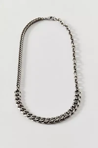 Stainless Steel Mixed Chain Necklace