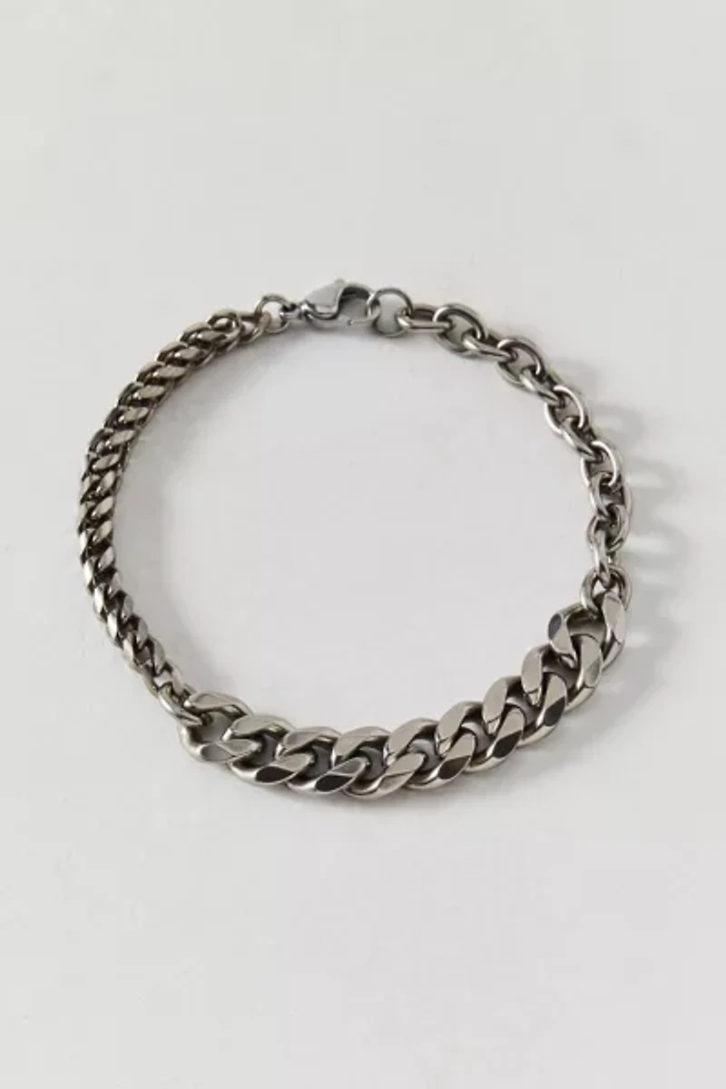 Stainless Steel Mixed Chain Bracelet