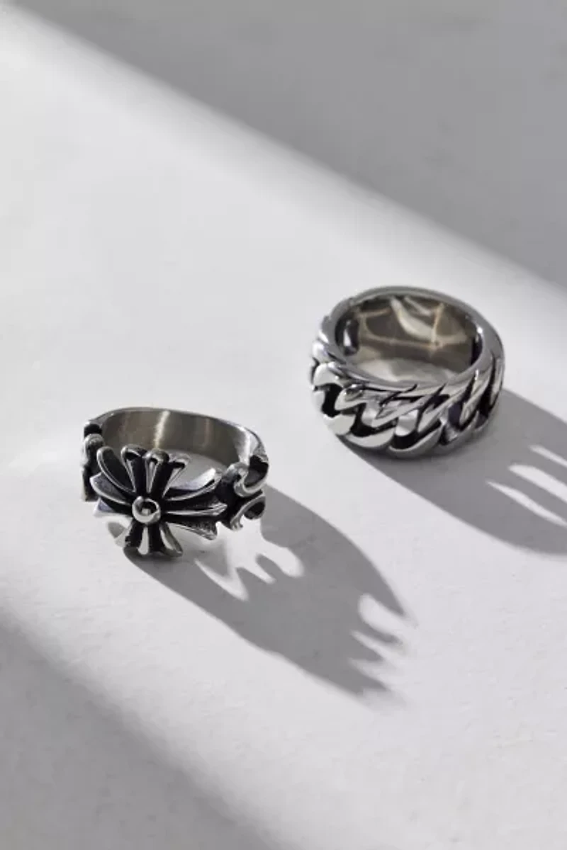 Percy Stainless Steel Ring Set