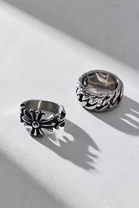 Percy Stainless Steel Ring Set