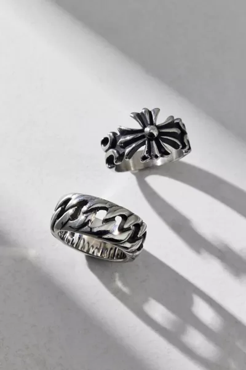 Percy Stainless Steel Ring Set
