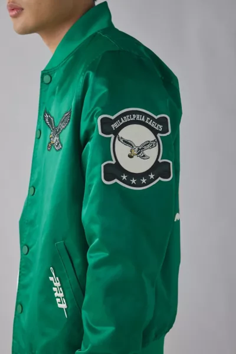 Pro Standard NFL Philadelphia Eagles Satin Bomber Jacket