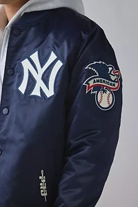 Pro Standard MLB New York Yankees Satin Bomber Jacket