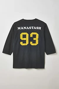 Manastash 93 Graphic Oversized Football Tee