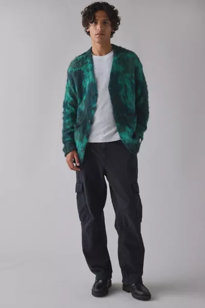 Manastash Blurry Jacquard Fuzzy Cardigan