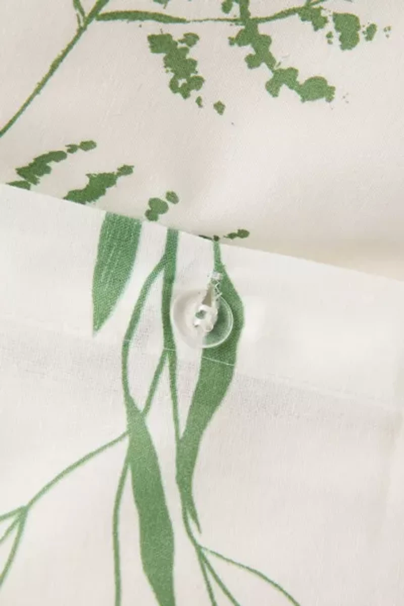 Botanica Patterned Brushed Cotton Duvet Cover Set