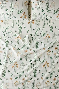 Botanica Patterned Brushed Cotton Sheet Set