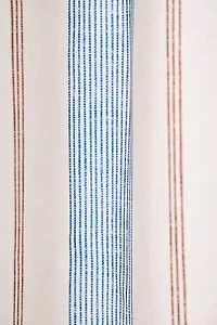 Ivy Striped Patterned Shower Curtain