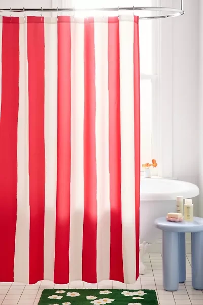 Modern Craft Striped Shower Curtain