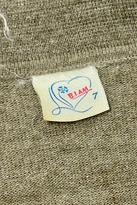 Vintage 1960's Biam  Knit Polo Shirt