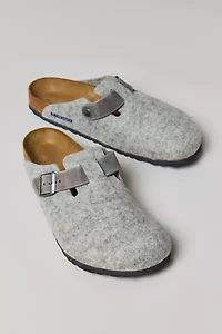 Birkenstock Men's Boston Natural Leather-Felt Clog