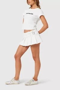 Abrand x Rip Curl 99 Pleated Denim Skirt