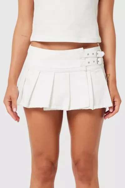 Abrand x Rip Curl 99 Pleated Denim Skirt