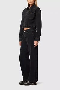 Abrand Denim Bomber Jacket