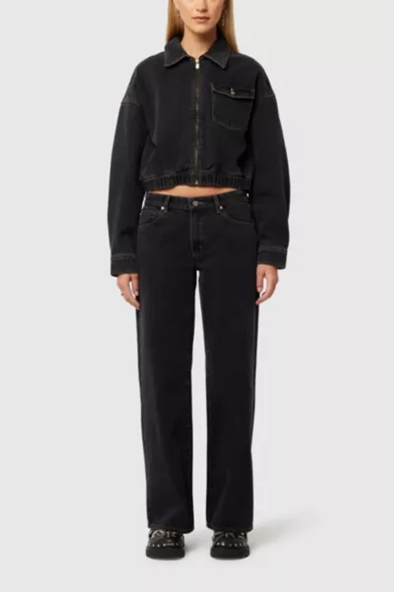 Abrand Denim Bomber Jacket