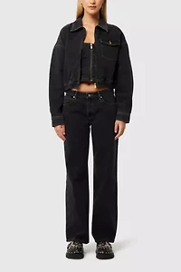 Abrand Denim Bomber Jacket