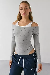 Out From Under Bec Cut It Out Layered Bodysuit