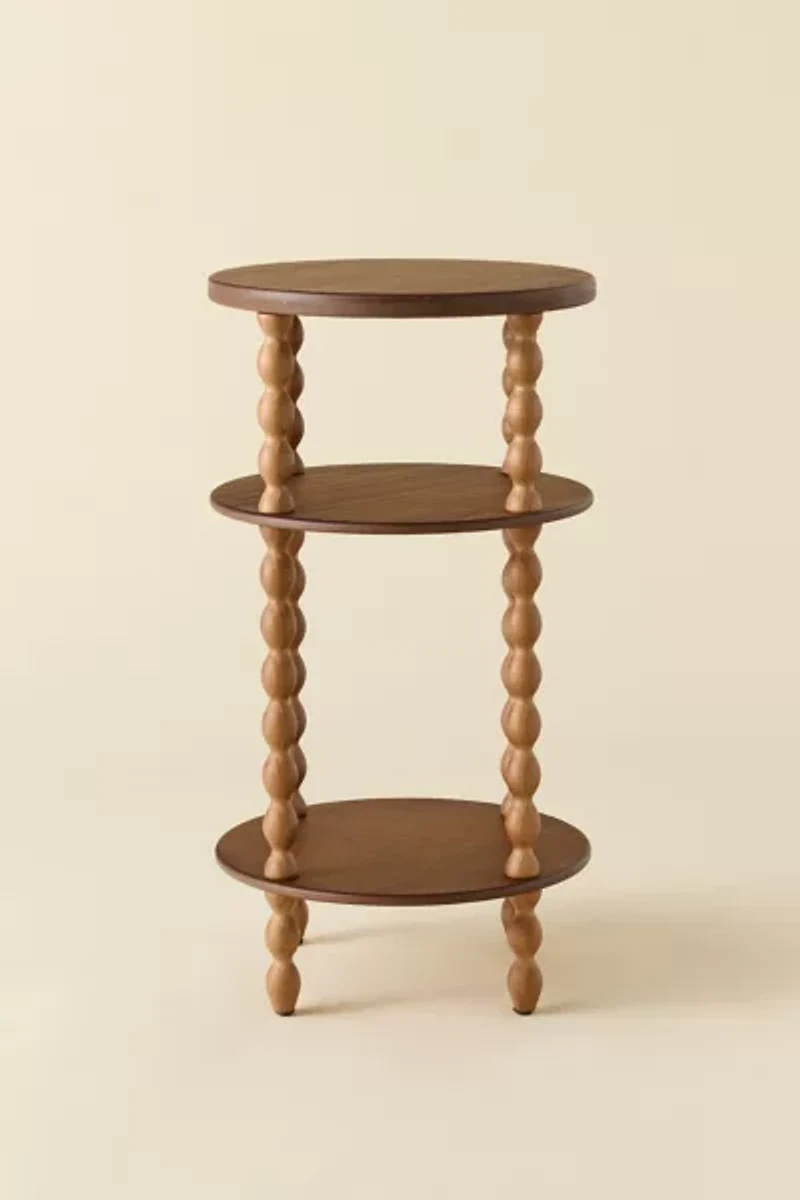 Lys Round 3-Tier Side Table