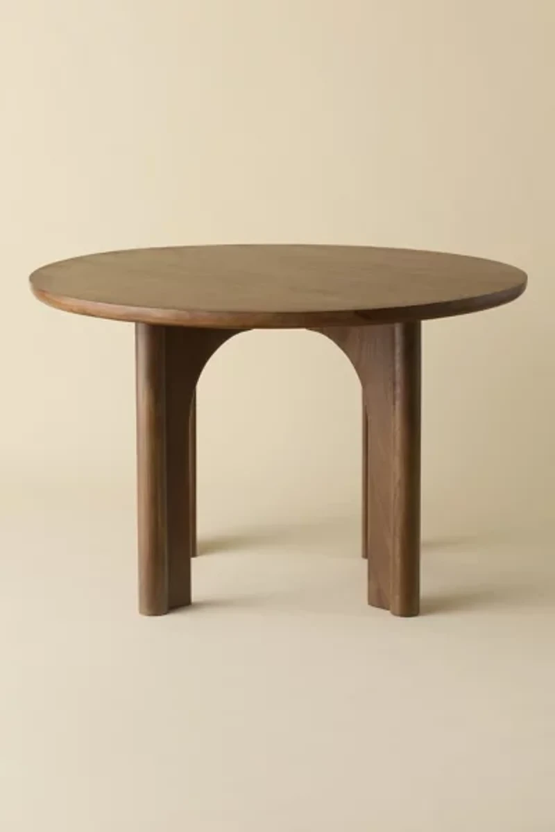 Carrie Round Mango Wood Dining Table