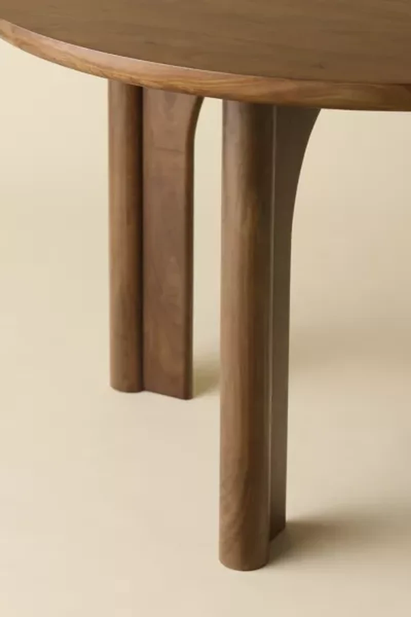 Carrie Round Mango Wood Dining Table