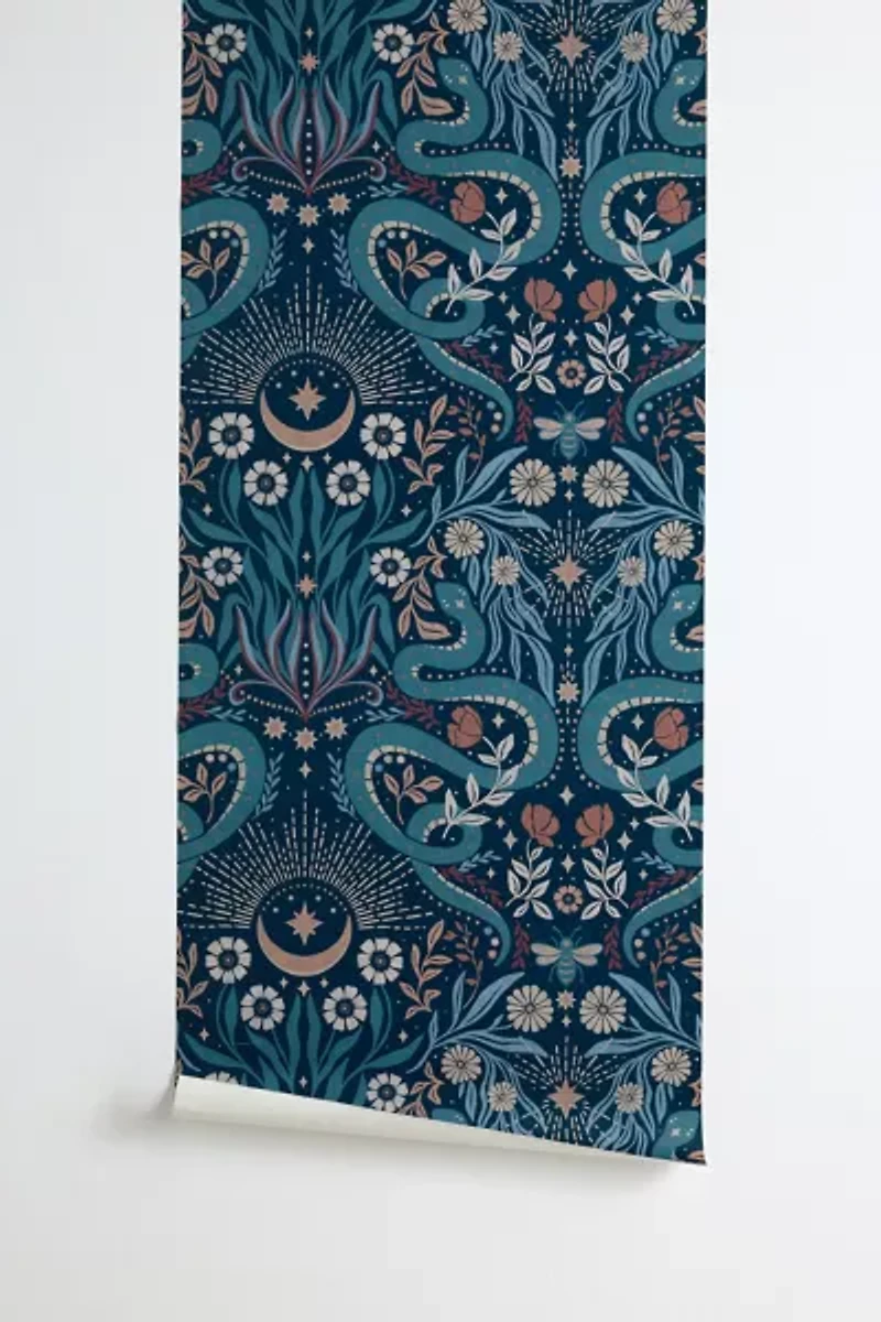 Mystic Serpent Removable Wallpaper