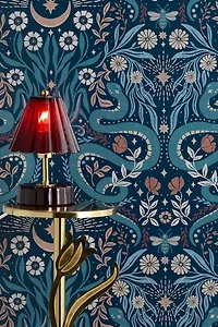 Mystic Serpent Removable Wallpaper